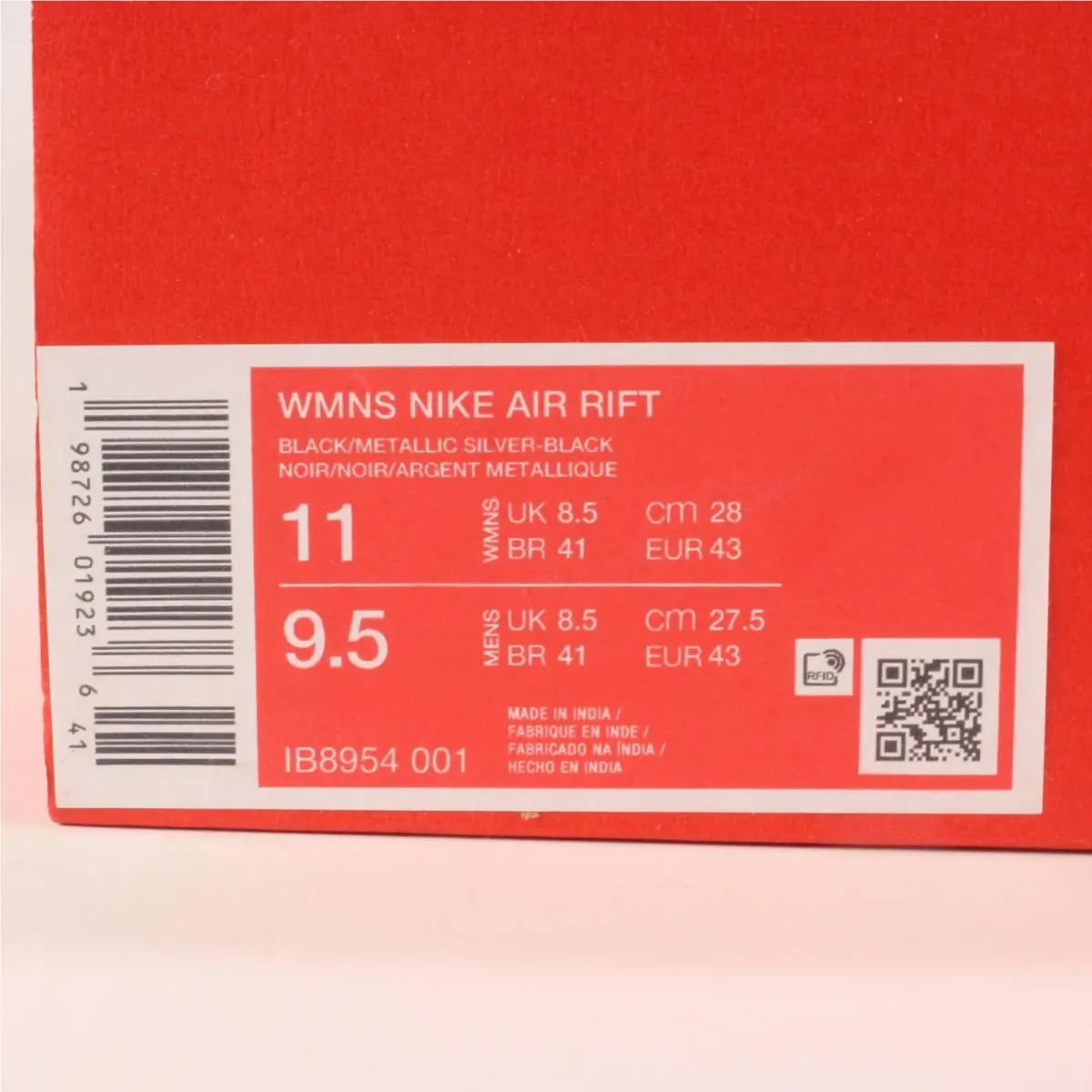 Nike shoes - Nike Air Rift - Air Rift - IM7396-281 - Black 8