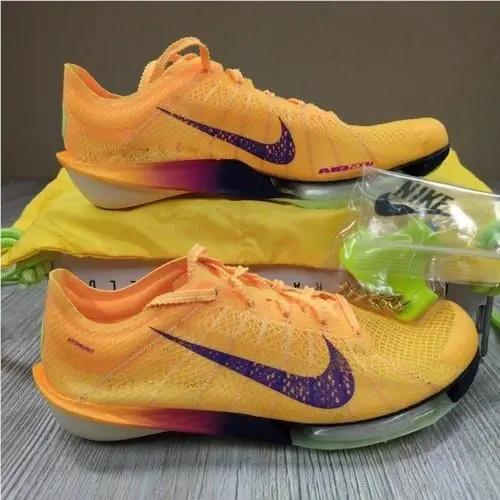 Nike Victory 2 Track Spikes Citron Orange Mens Sz 6.5/Womens Sz 8 FD8411-800