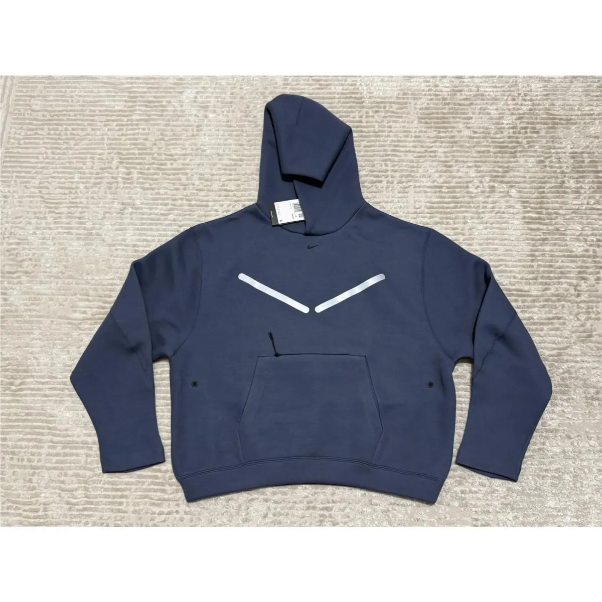 Nike Tech Fleece Reimagined Oversized Hoodie Thunder Blue - Small