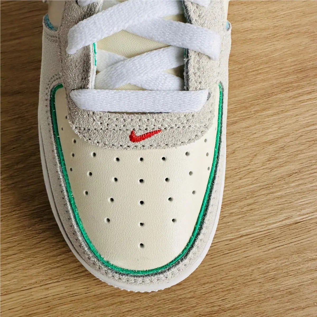 Nike shoes - Nike Air Force 1 Low LV8 GS - Beige (UPC: 196969722227) 8