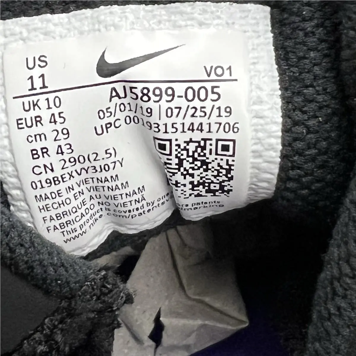 Nike shoes - Nike Mamba Focus - Mamba Focus - AJ5899-005 - Black (UPC: 193151441706) 6