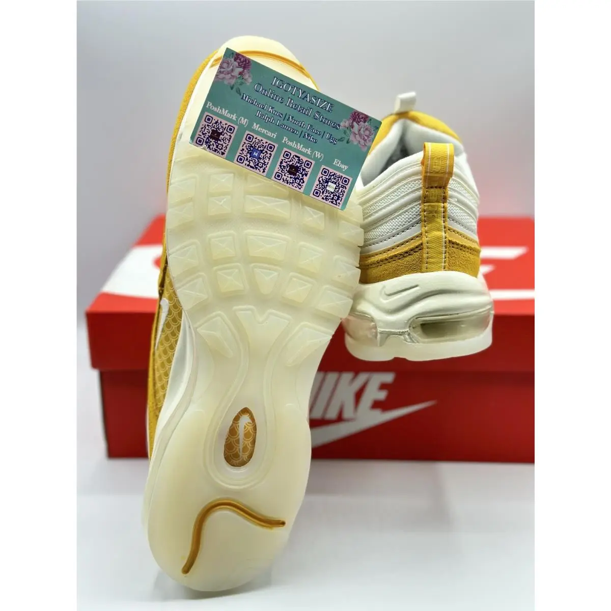 Nike shoes - Nike Air Max 97 - Air Max - DQ9011-100 - Gold 6