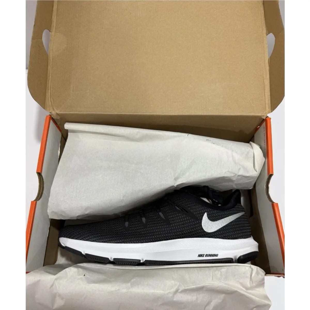 Nike shoes - Nike Quest - Quest - AA7403-001 - Black, Manufacturer: Black/Metallic Silver 4