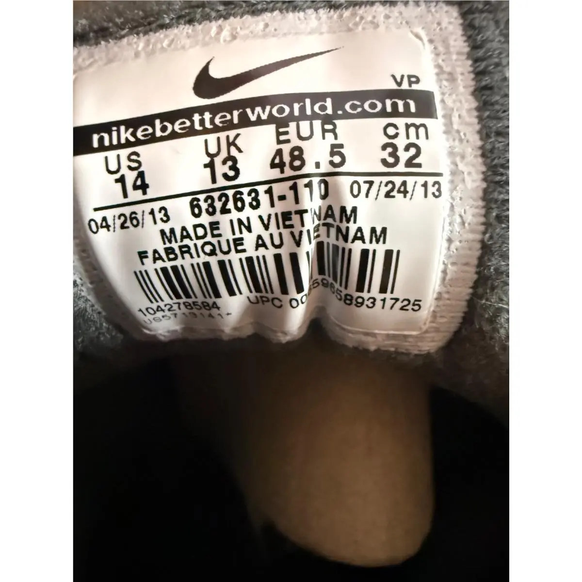Nike shoes - 632631110 - 632631-110 - WHITE/SNAKESKIN 11