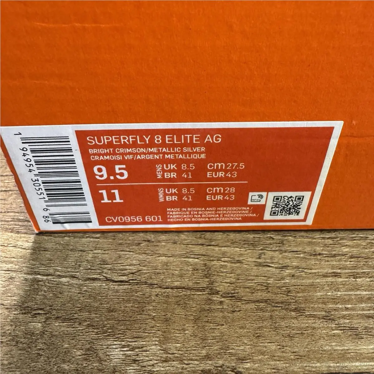 Nike shoes - Nike Mercurial SuperFly 8 Elite AG - CV0956-601 - Red 0