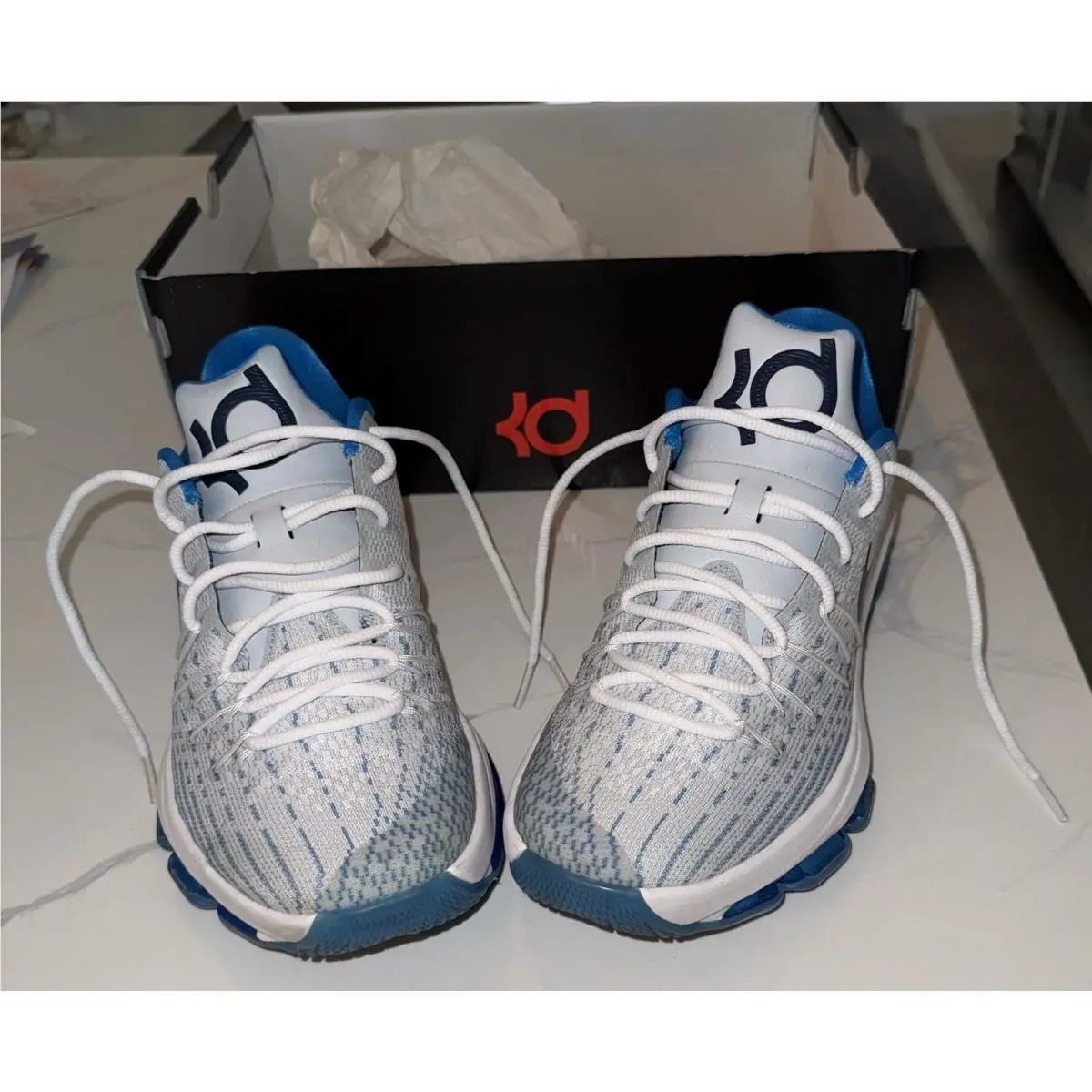 Nike shoes - Nike KD 8 - 749375-144 - White 4