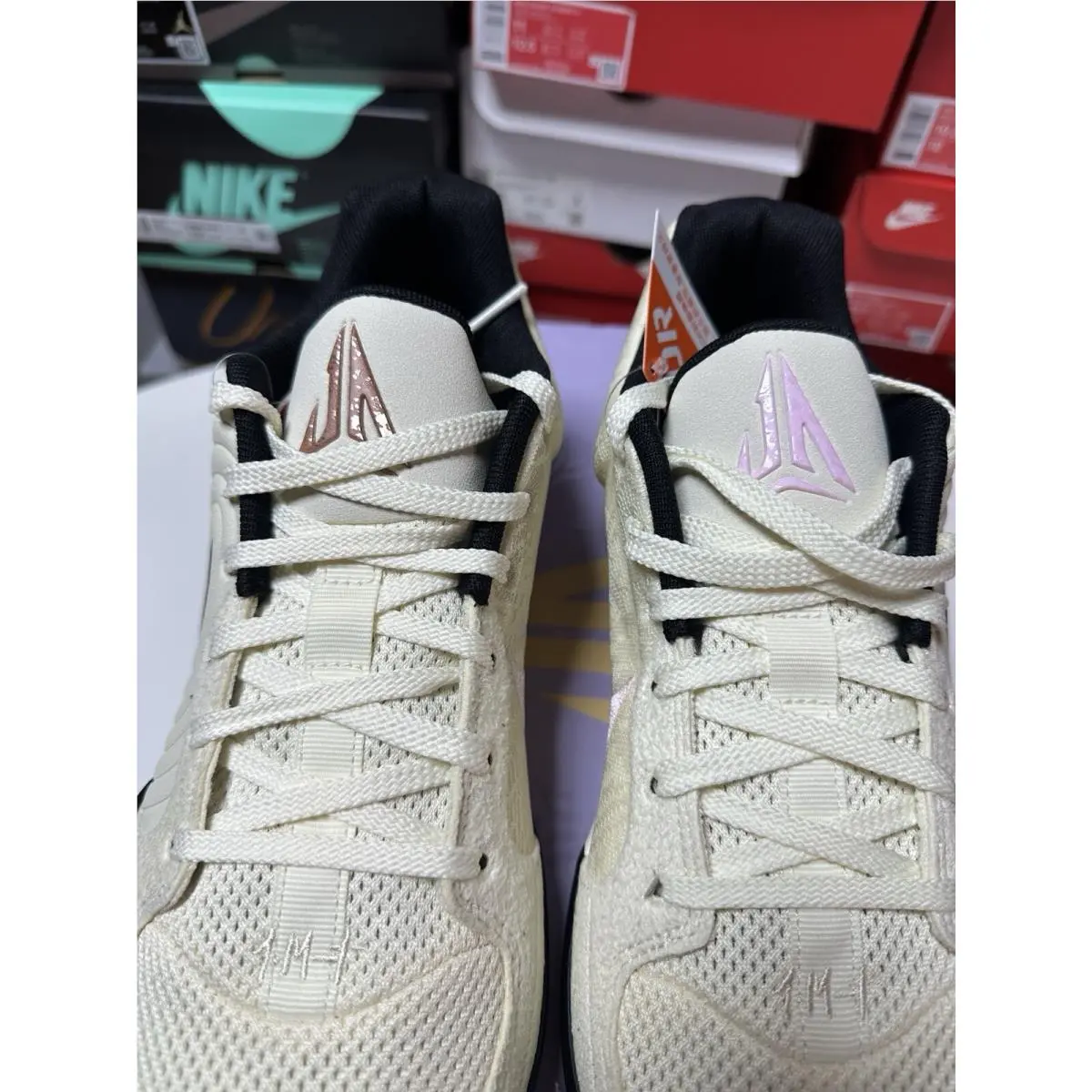 Nike shoes - Ja 2 Ep - Fd7327500 - Coconut milk/pink foam black 2