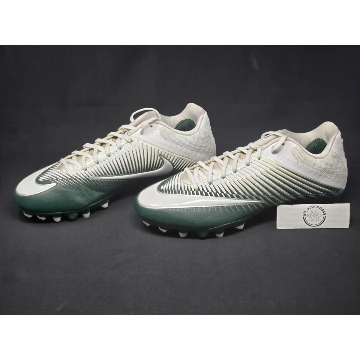 Nike Vapor Speed 2 TD CF White Forest Green Mens Size 12 Cleats 847097-113