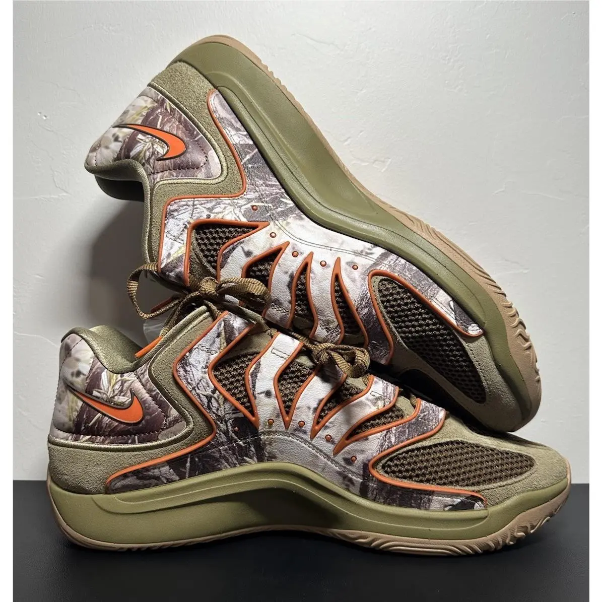 Nike shoes - Nike KD18 PER - PER - IO7519 900 - Coyote / Safety Orange (UPC: 198726843336) 3