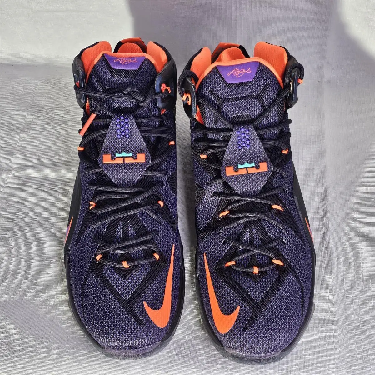 Nike Lebron Xii Men’s Basketball Show Size 14 684593 583 Deadstock 2014 Purple