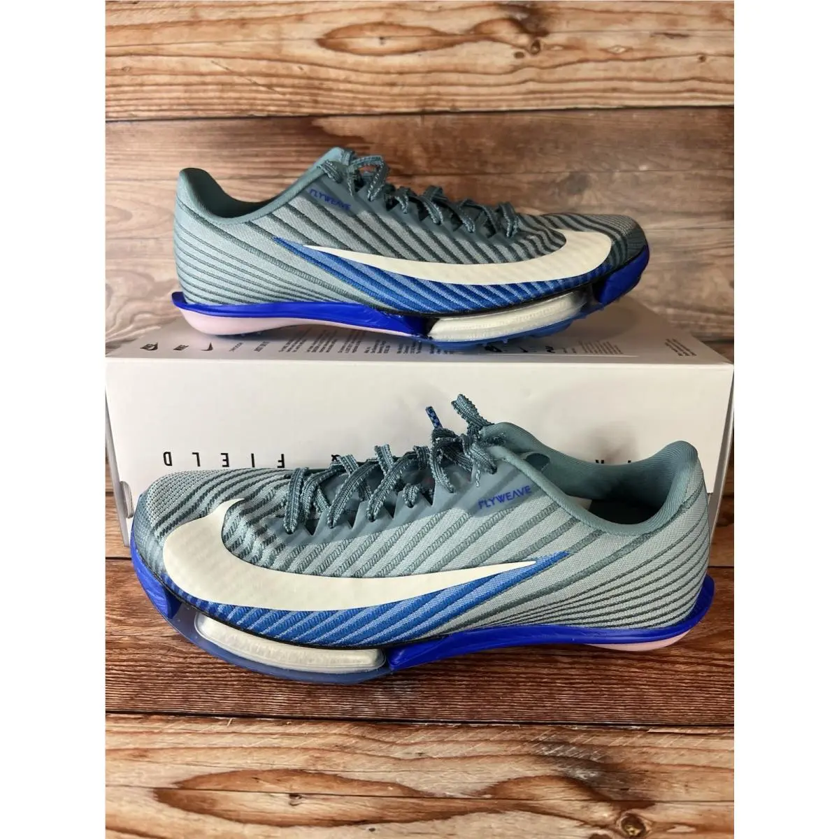 Size 5 - Nike Air Zoom Maxfly 2 Denim Turquoise Track Field