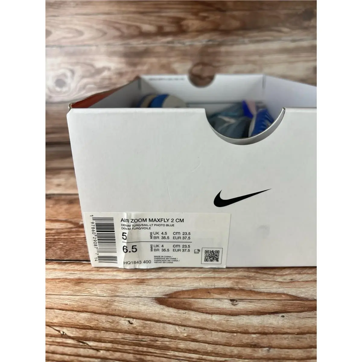 Nike shoes - Nike Air Zoom Maxfly 2 - HQ1843-400 - Blue 4