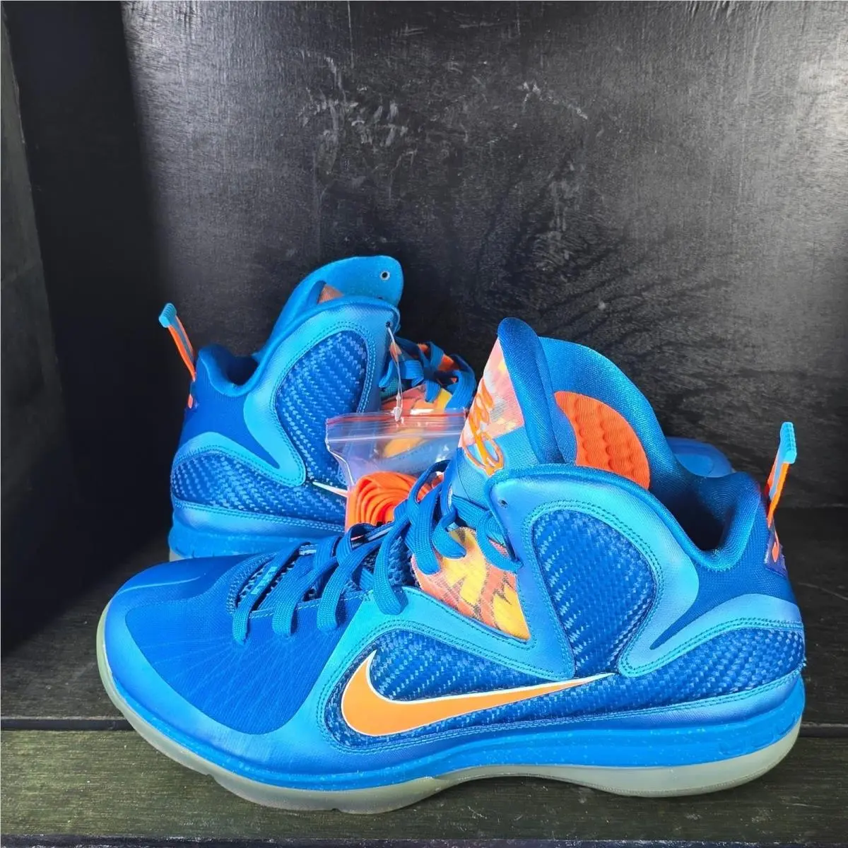 Nike shoes - LeBron 9 - LeBron - 469764 800 - Blue 0