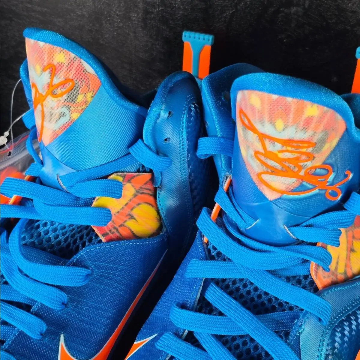 Nike shoes - LeBron 9 - LeBron - 469764 800 - Blue 4