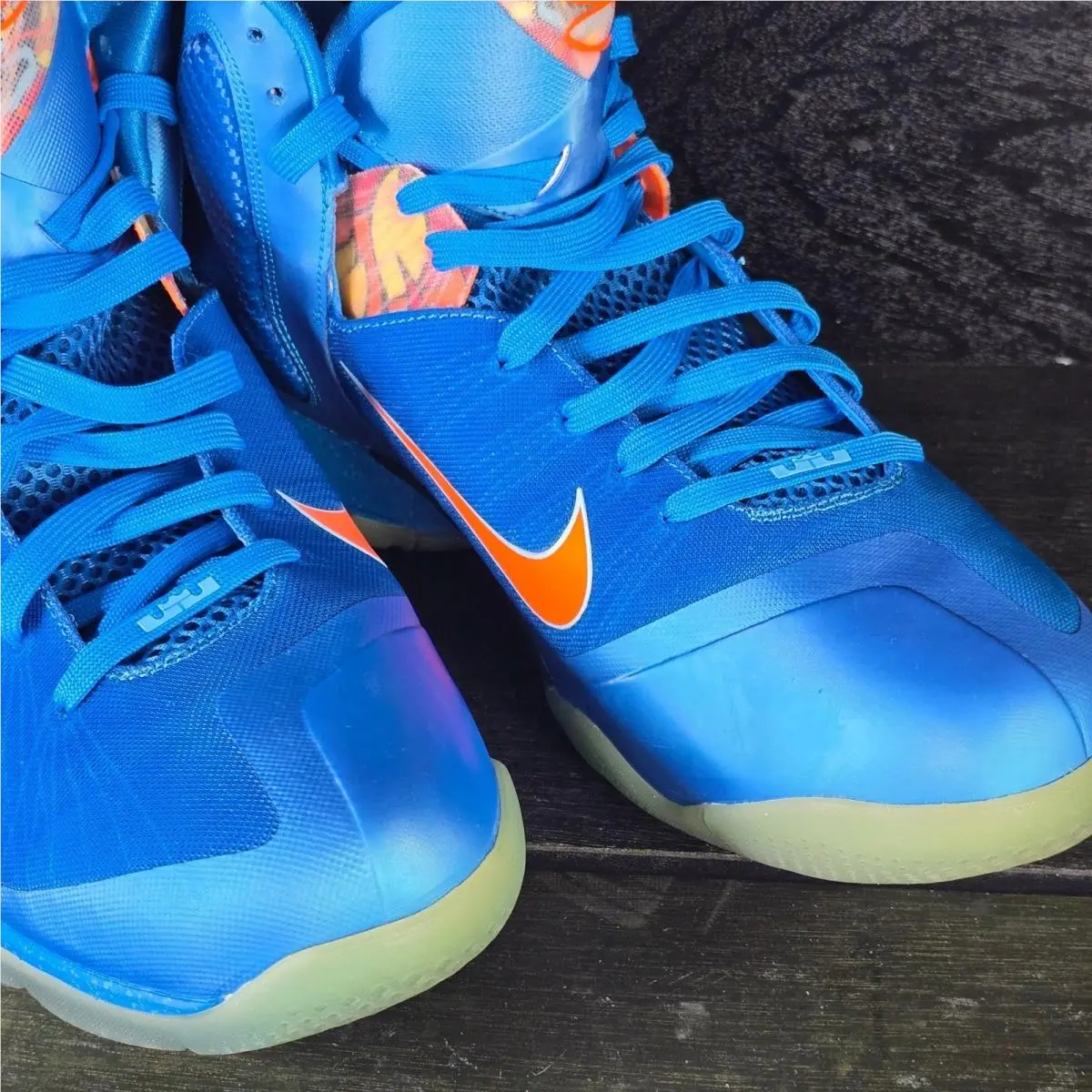Nike shoes - LeBron 9 - LeBron - 469764 800 - Blue 5