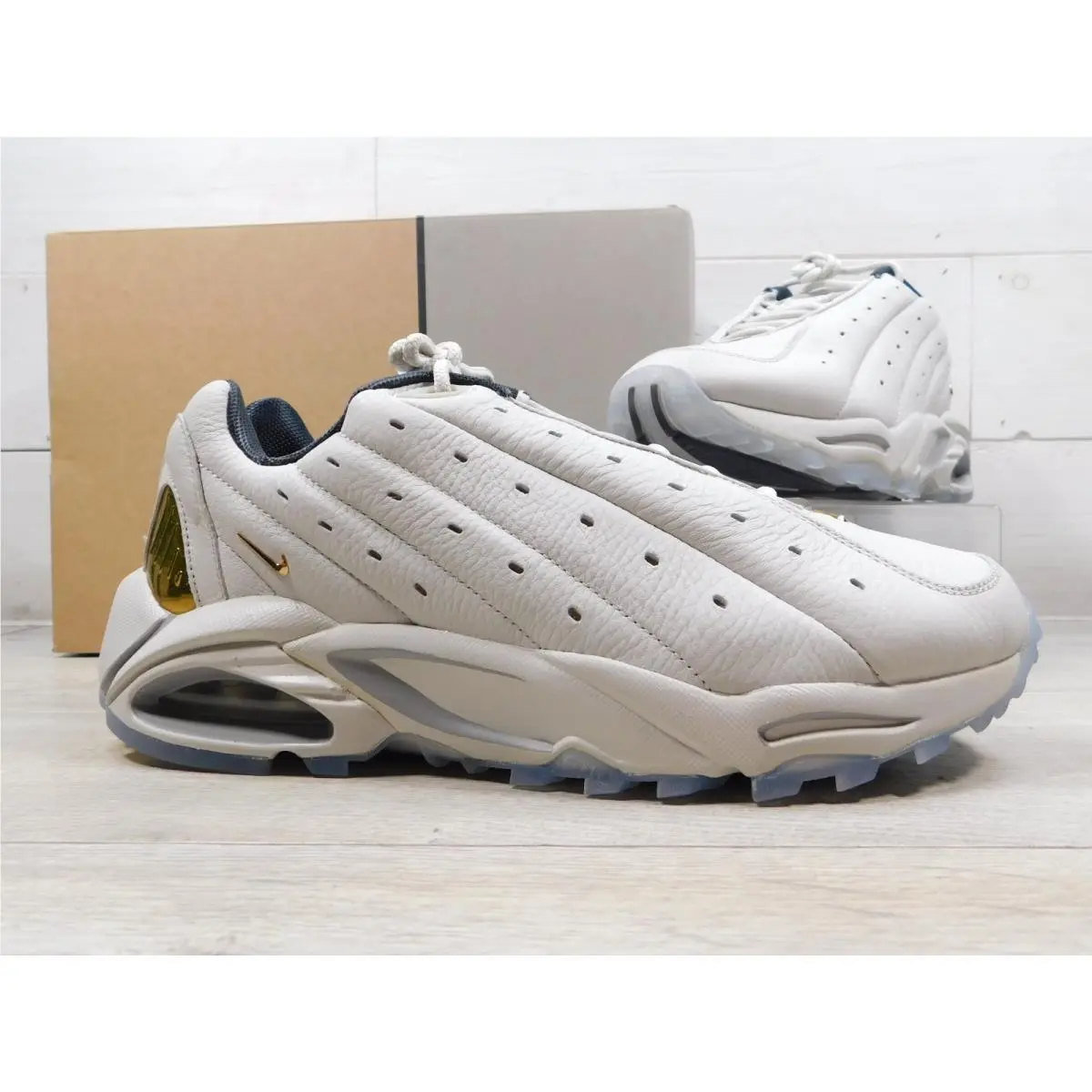 Nocta Hot Step Air Terra Champagne DH4692-003 Ivory Gold Mens Size 9 by Nike