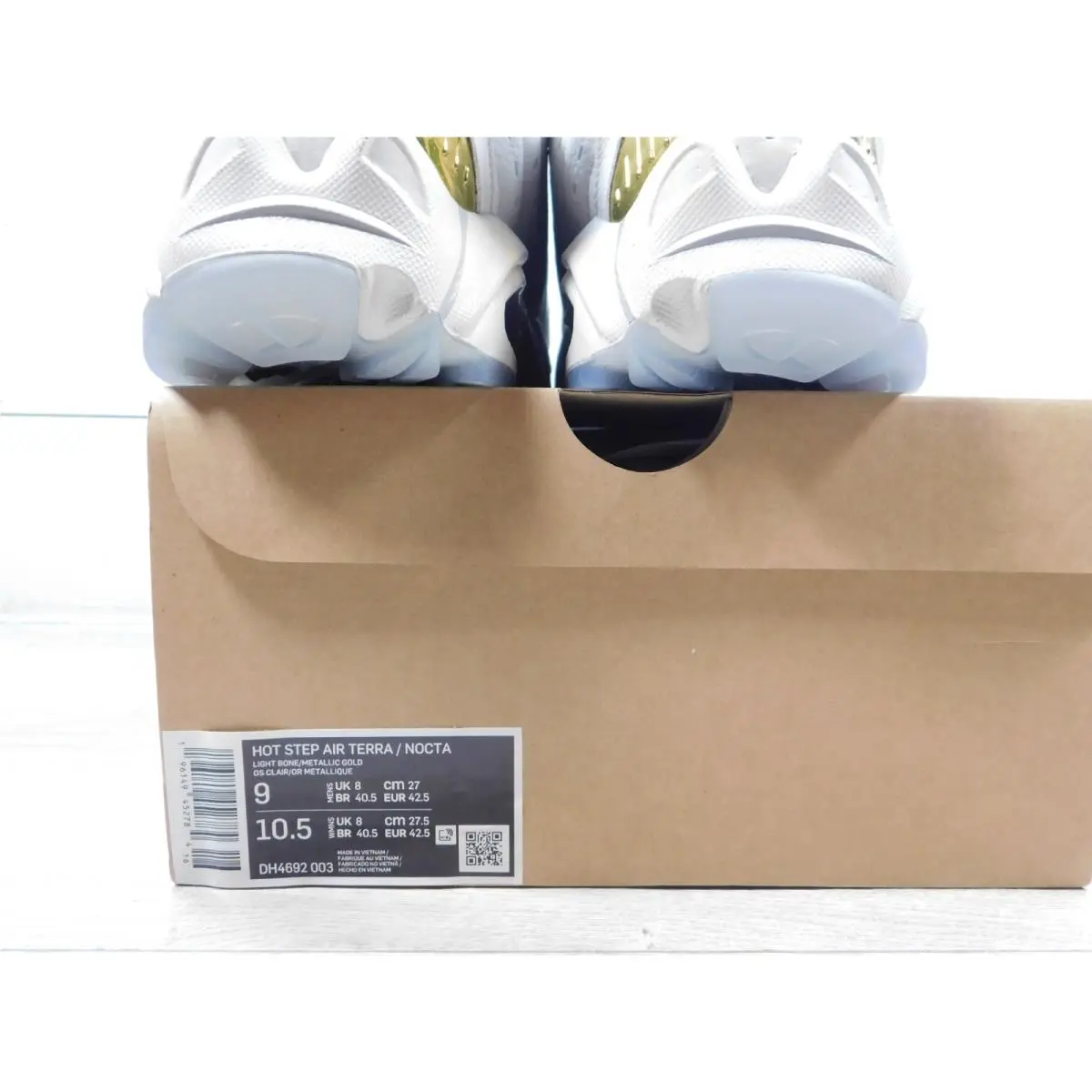 Nike shoes - Nike Hot Step Air Terra - DH4692-003 - Ivory, Manufacturer: Light Bone/Metallic Gold 9