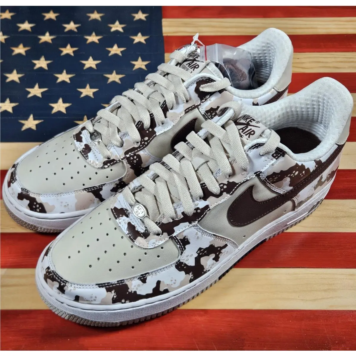 Nike shoes - Nike Air Force 1 - Air Force - 312489-141 - Brown, way: Birch/Light Chocolate-Bone-White 8