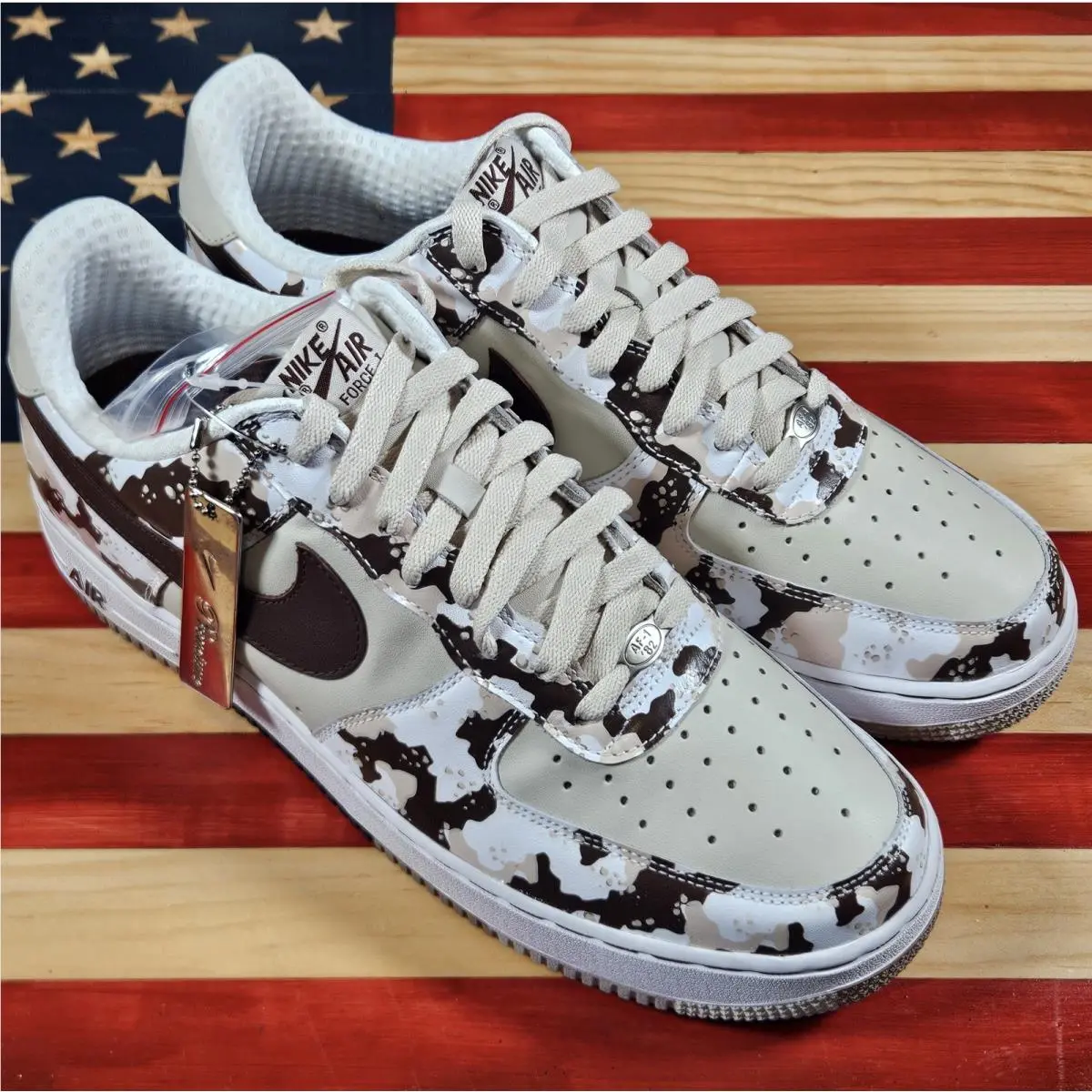 Nike shoes - Nike Air Force 1 - Air Force - 312489-141 - Brown, way: Birch/Light Chocolate-Bone-White 9