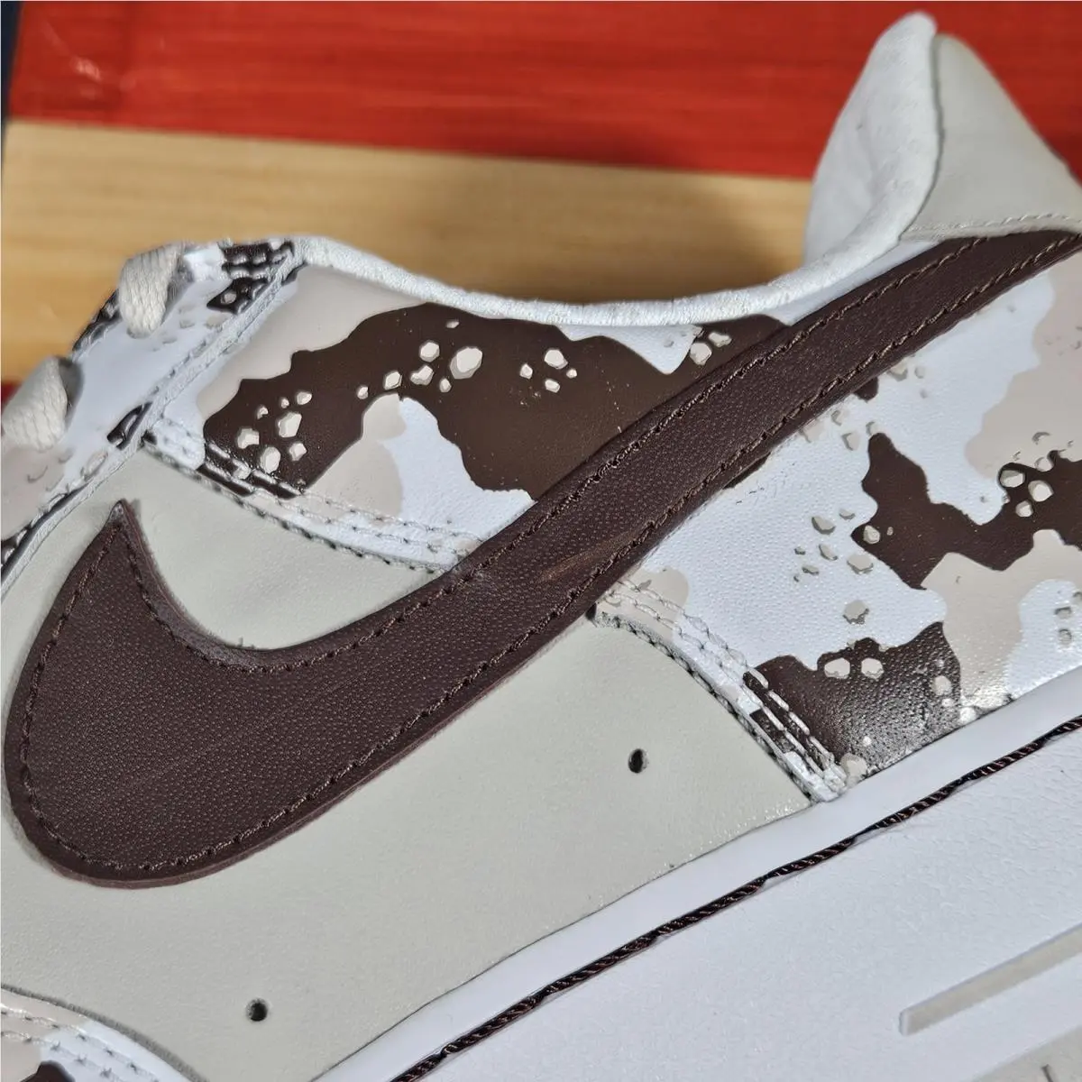 Nike shoes - Nike Air Force 1 - Air Force - 312489-141 - Brown, way: Birch/Light Chocolate-Bone-White 1