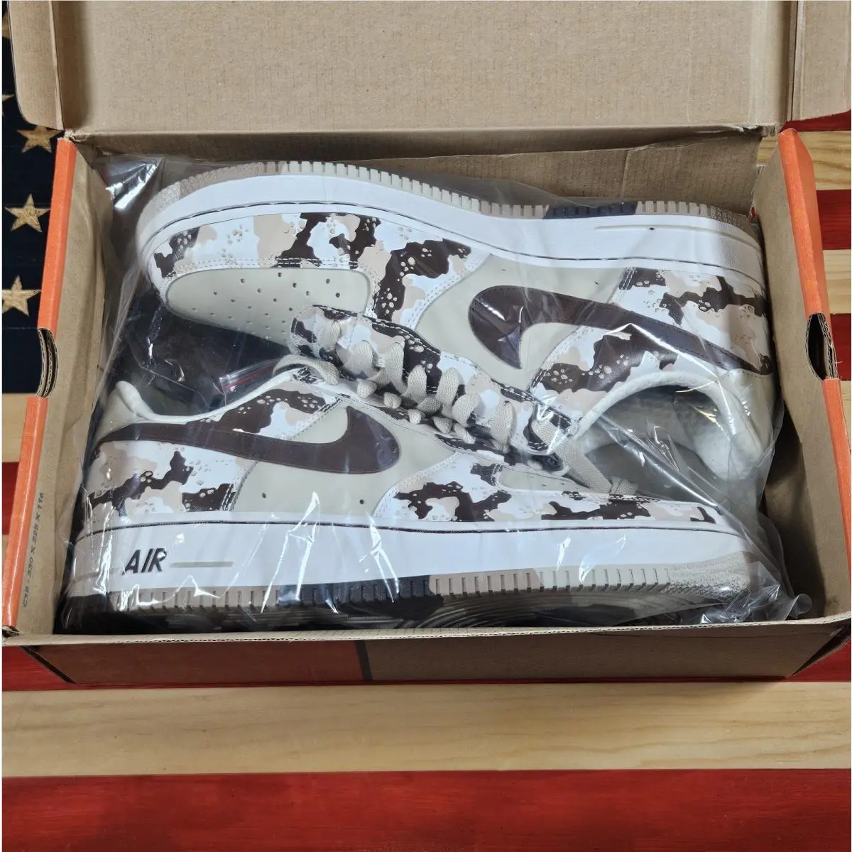 Nike shoes - Nike Air Force 1 - Air Force - 312489-141 - Brown, way: Birch/Light Chocolate-Bone-White 2