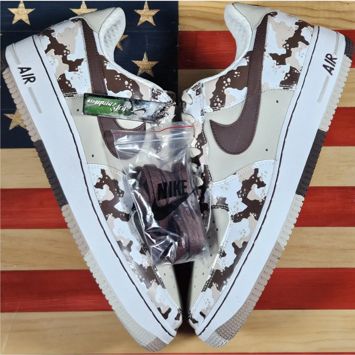 Nike shoes - Nike Air Force 1 - Air Force - 312489-141 - Brown, way: Birch/Light Chocolate-Bone-White 4
