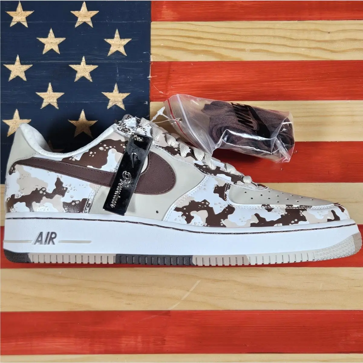 Nike shoes - Nike Air Force 1 - Air Force - 312489-141 - Brown, way: Birch/Light Chocolate-Bone-White 5