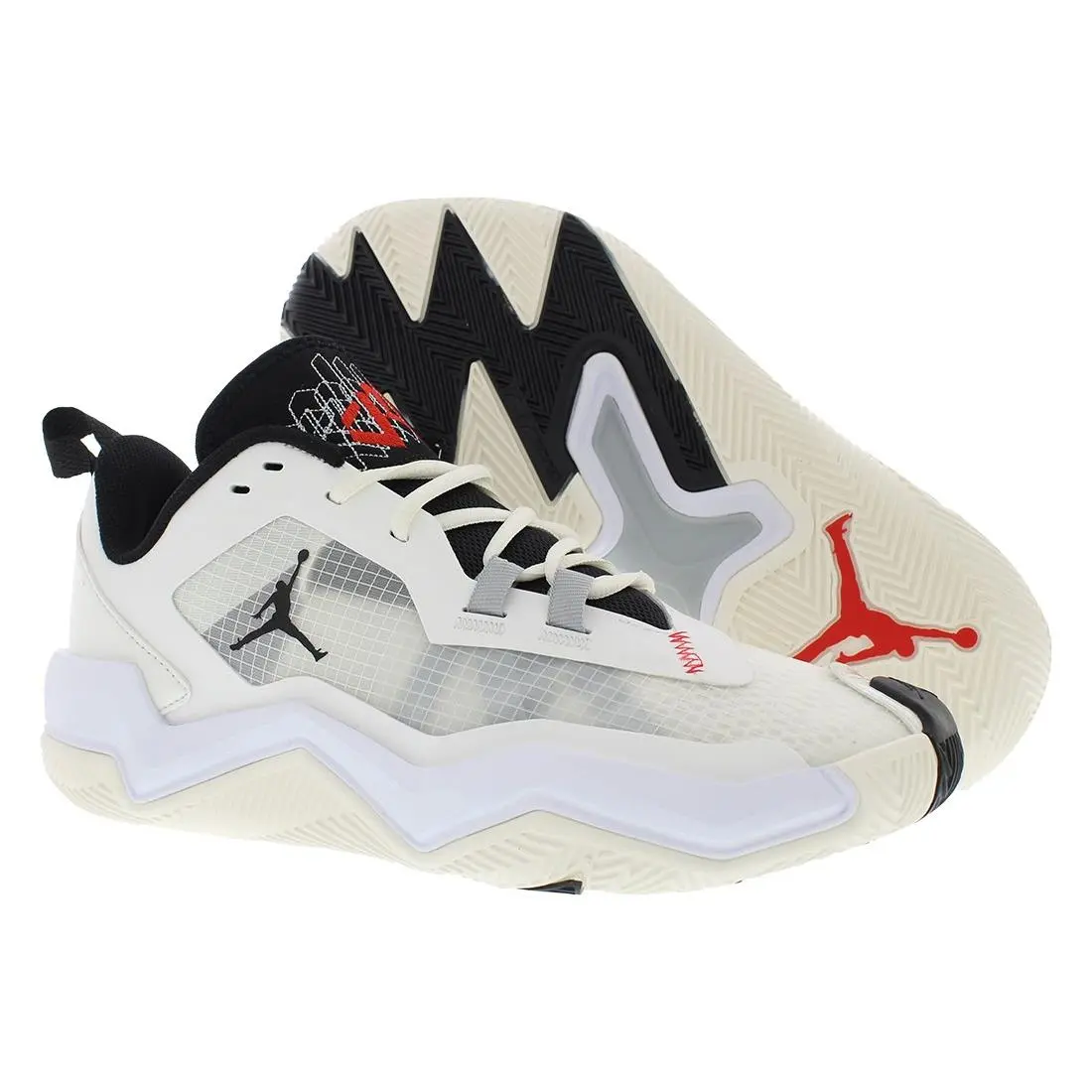 Nike Jordan One Take 4 Unisex Shoes Size 8 Color: Sail/black/wolf Grey