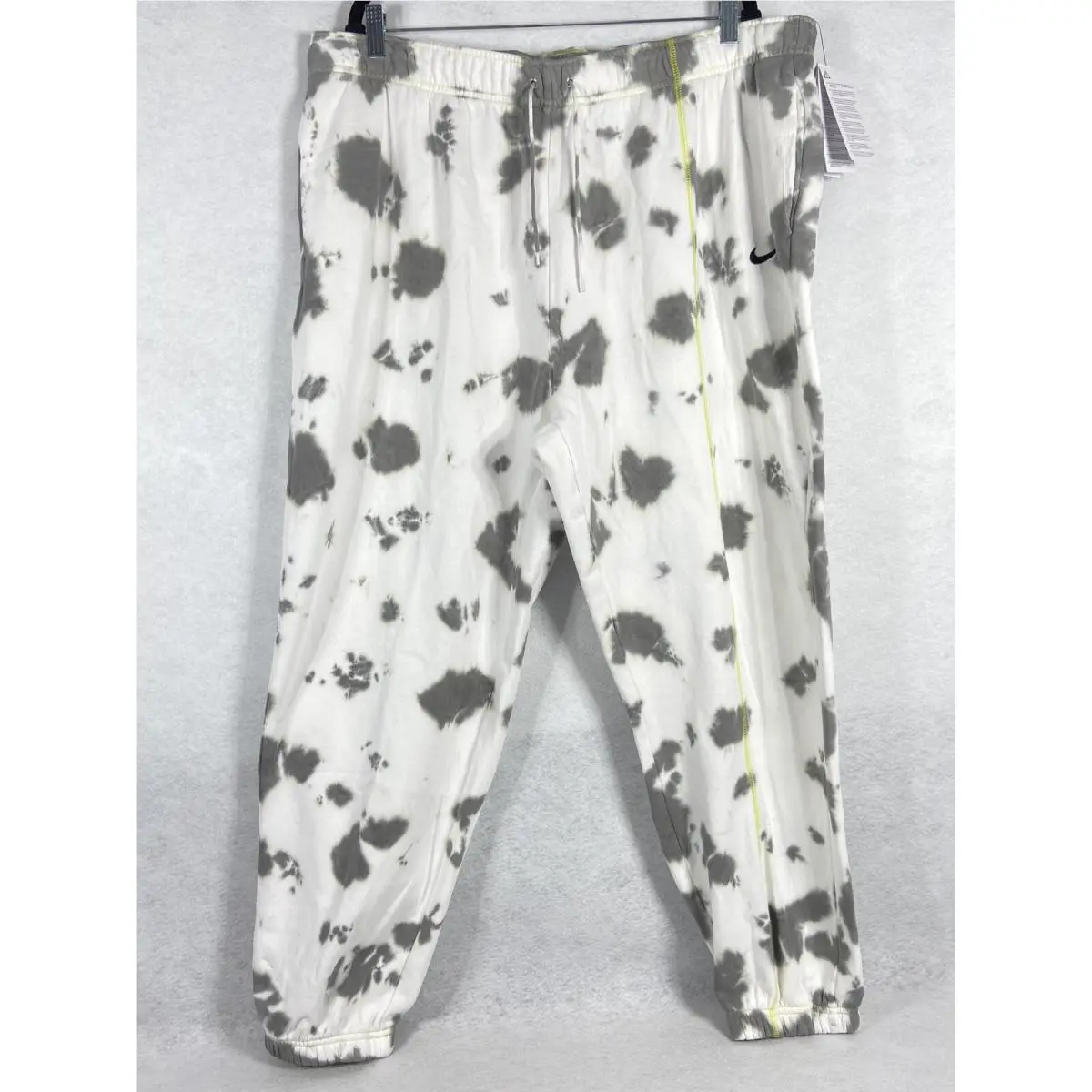 Nike Sportswear Sweatpants Women’s 2X Gray Tie Dye Fleece Mid Rise
