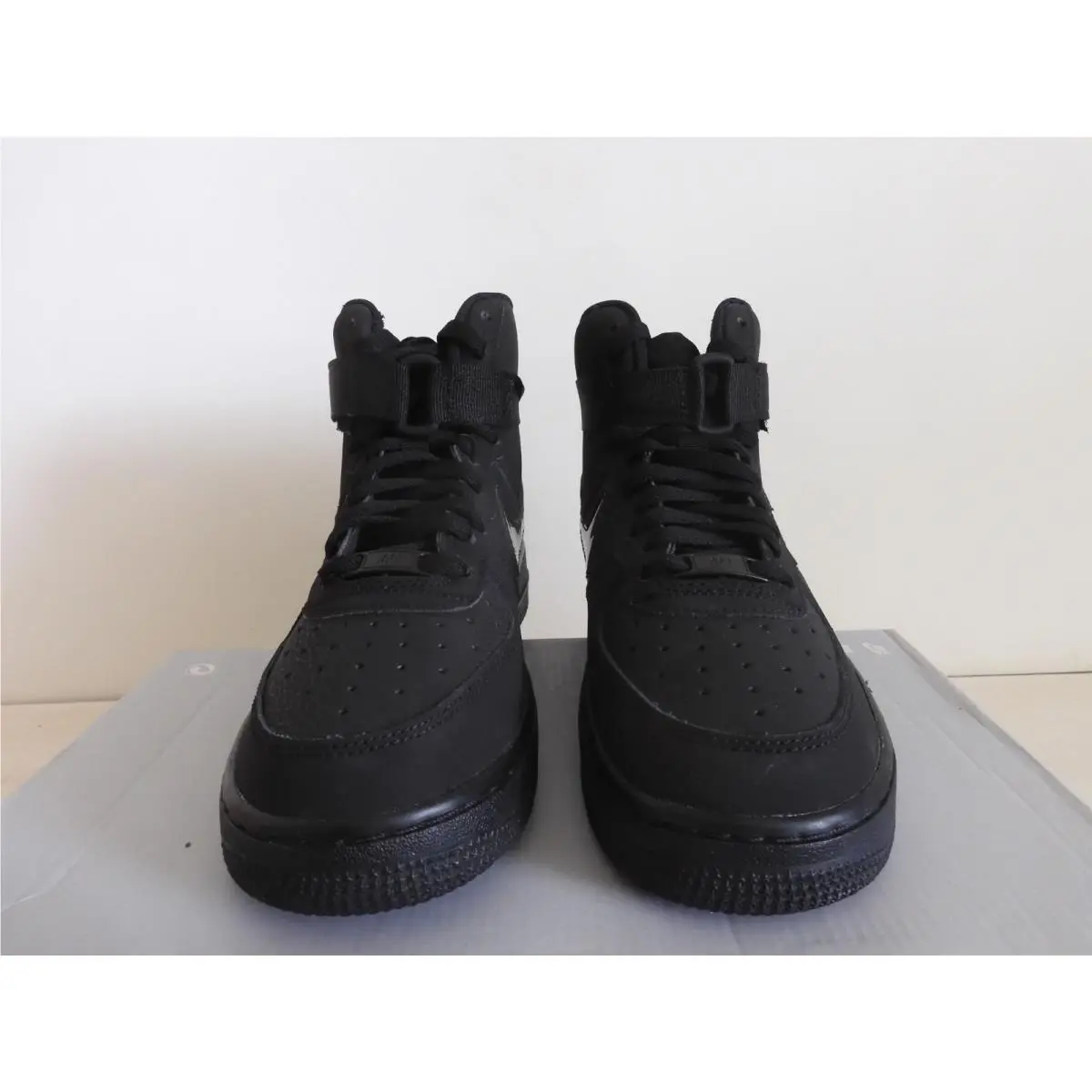 Nike shoes - Nike Air Force 1 High - 653998 001 - Black (UPC: 885178167324) 2