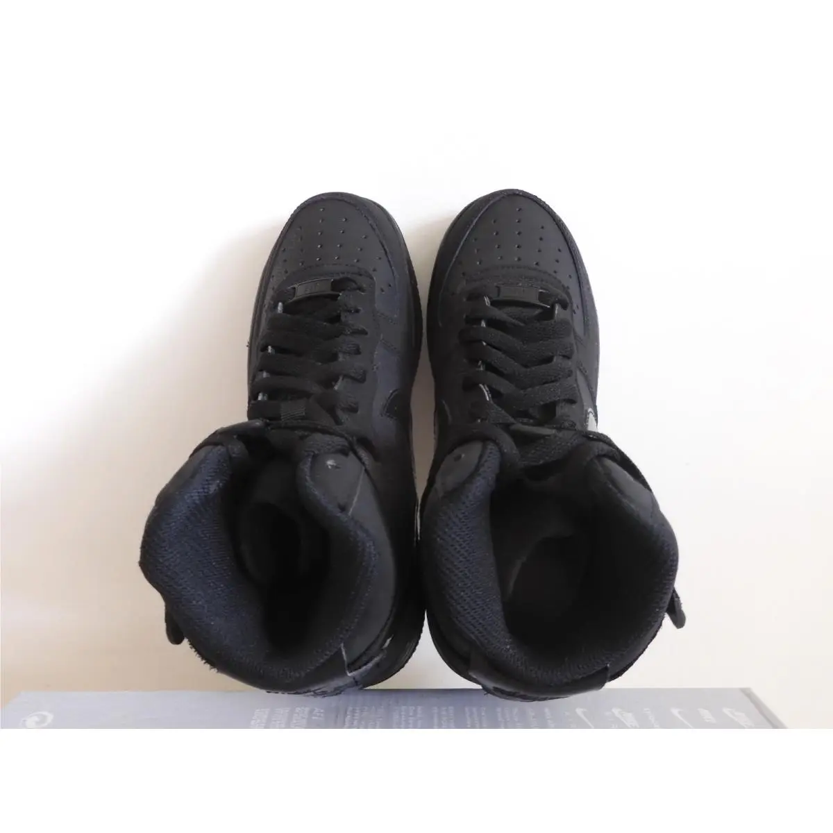 Nike shoes - Nike Air Force 1 High - 653998 001 - Black (UPC: 885178167324) 4
