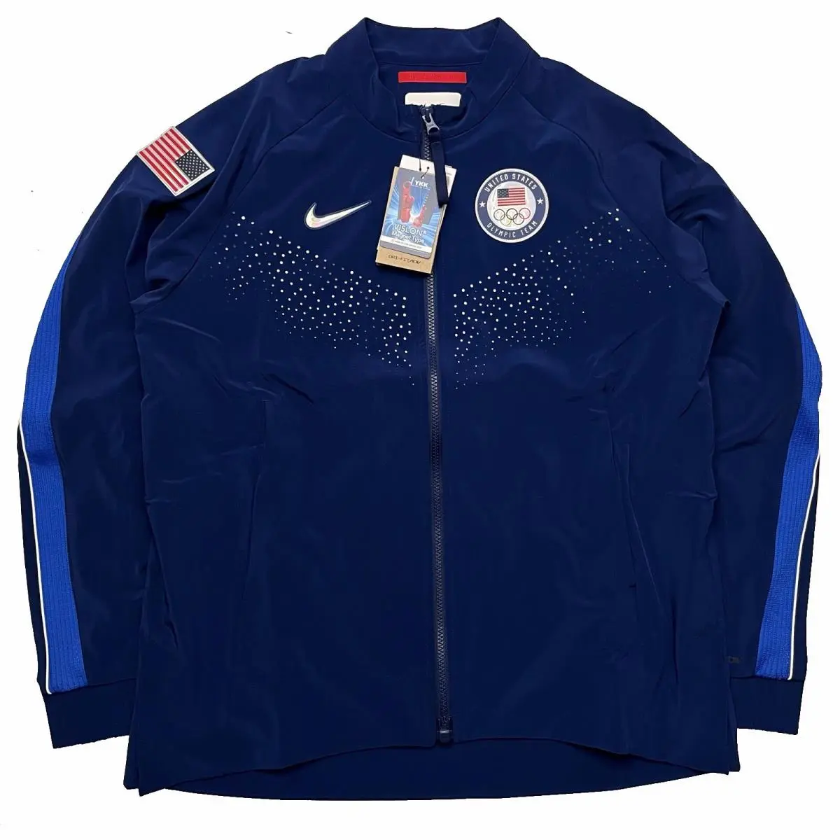 Usa Olympic Team Podium Jacket DZ3572-492 Blue Women’s Large L by Nike