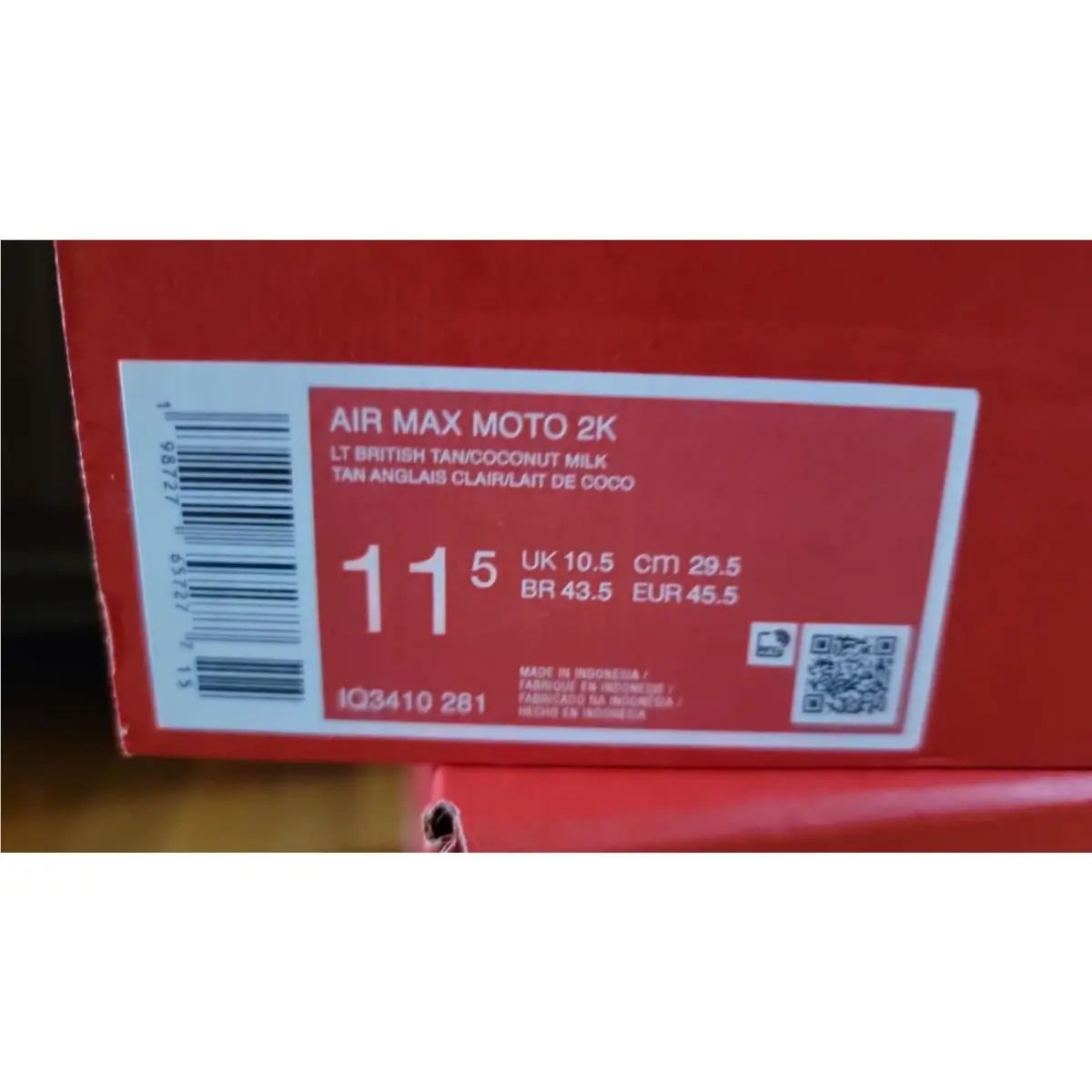 Nike shoes - Air Max Moto 2K - Air Max Moto - IQ3410 281 - LT British Tan/Coconut Milk (UPC: 198727660239) 5