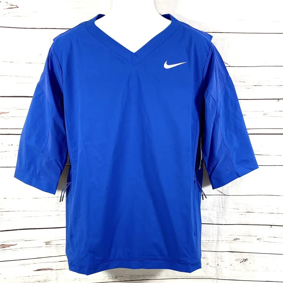Nike Jacket Mid Sleeve Baseball Pullover Royal Blue 897383 493 Men’s Size M