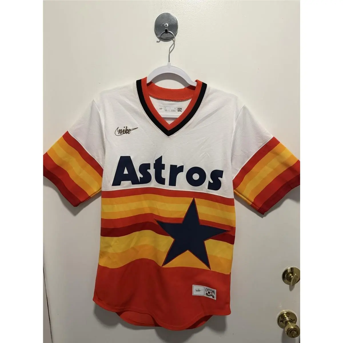 Nike Nolan Ryan Houston Astros Cooperstown Collection Jersey S