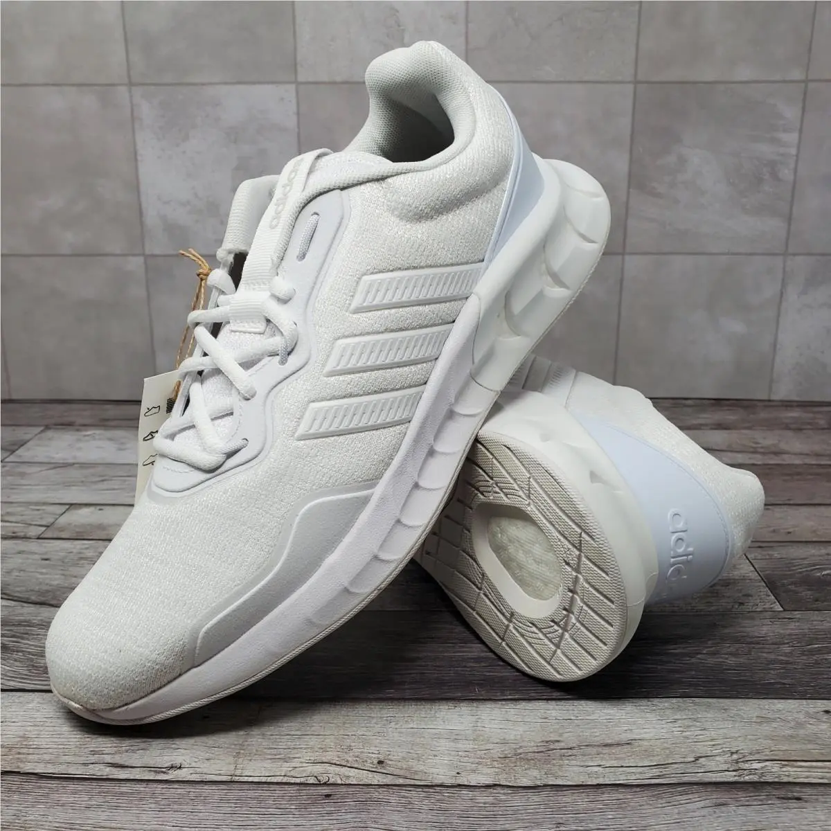 Nike Adidas Kaptir Super Sneakers White/white FZ2871 Men`s Size 9.5