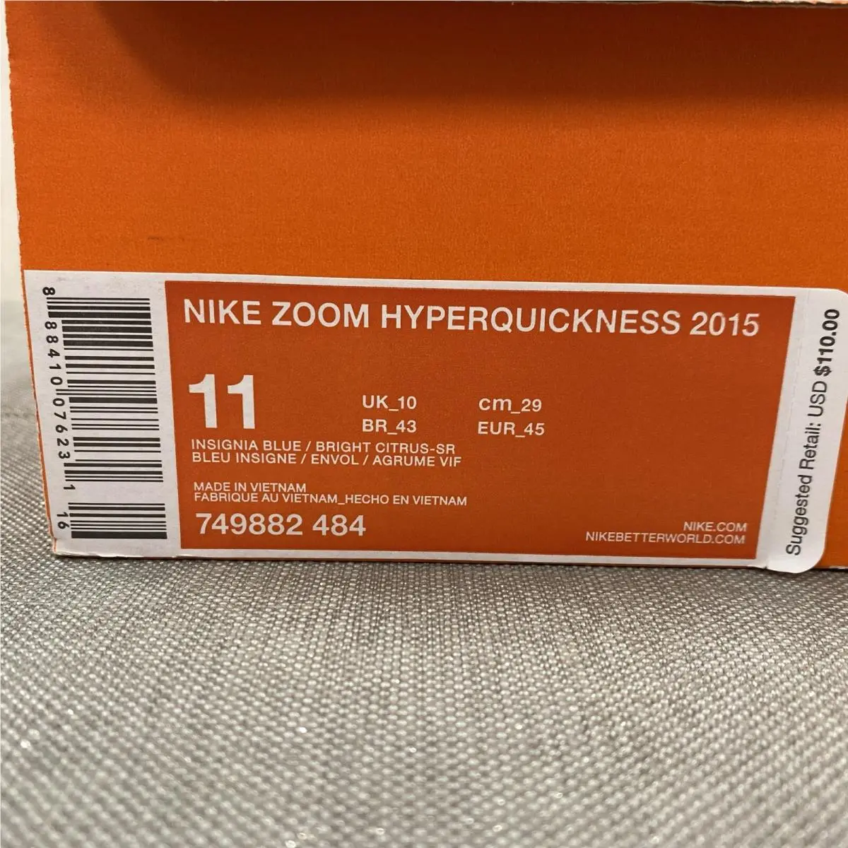 Nike shoes - Nike Zoom HyperQuickness - Zoom HyperQuickness - 749882-484 - Blue 6