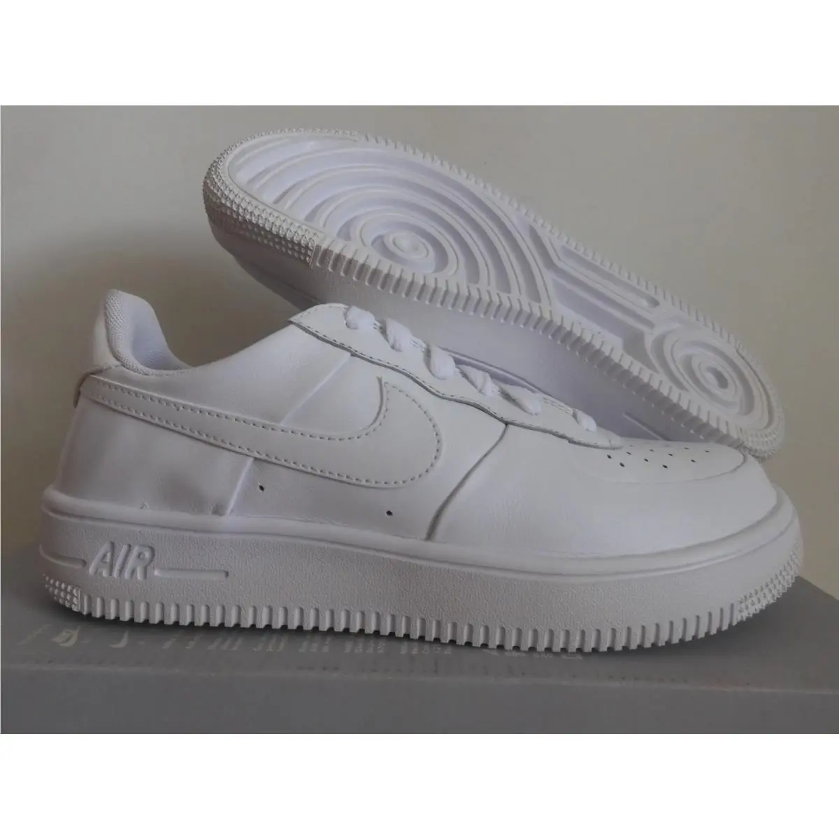 Nike Air Force 1 Ultraforce GS Triple White White-white Sz 6.5Y 845128-101