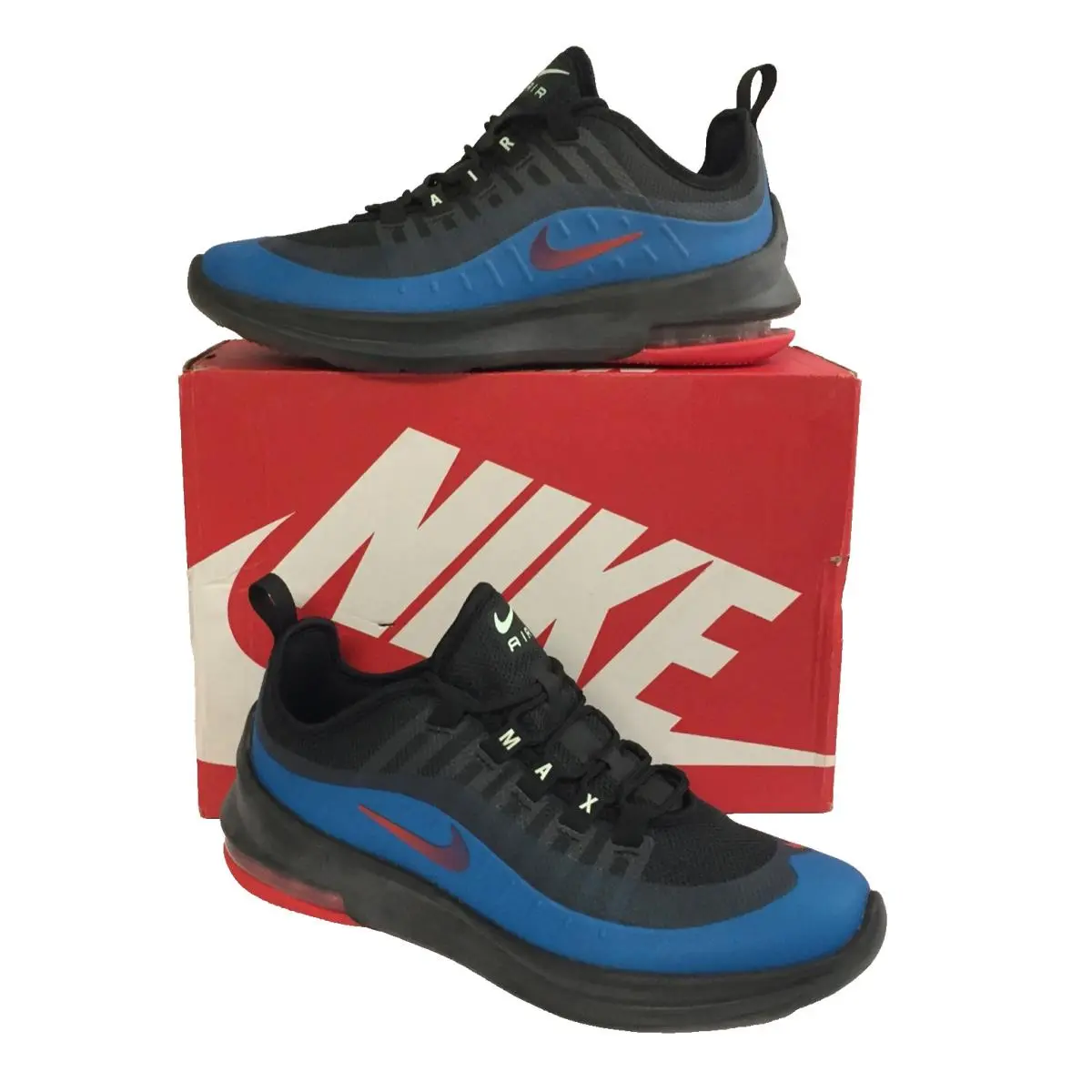 Nike Youth Air Max Axis GS Laser Blue Chile Red Running Sneakers CZ8680 Sz 6.5 Y