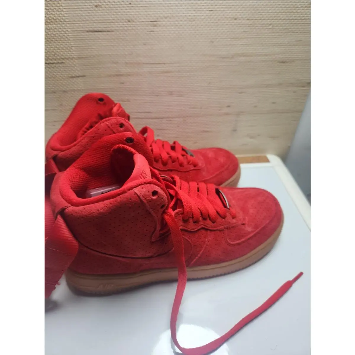 Nike shoes - Nike Air Force 1 - Air Force - 806403-601 - Red 3
