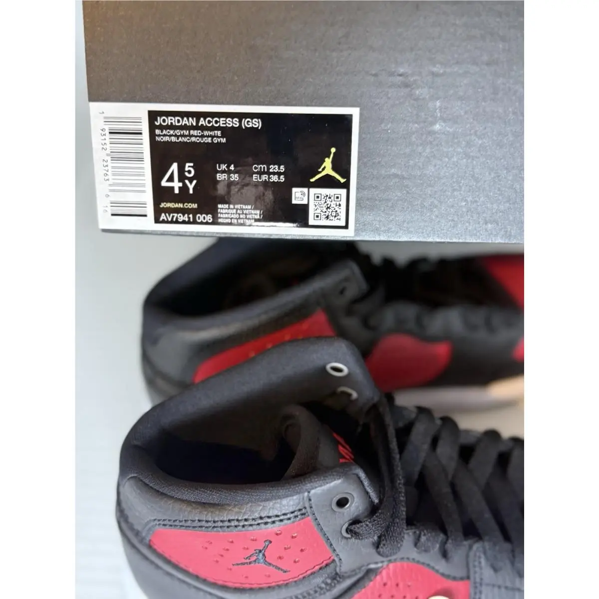 Nike shoes - Air Jordan Access - Air Access - AV7941-006 - Red 5
