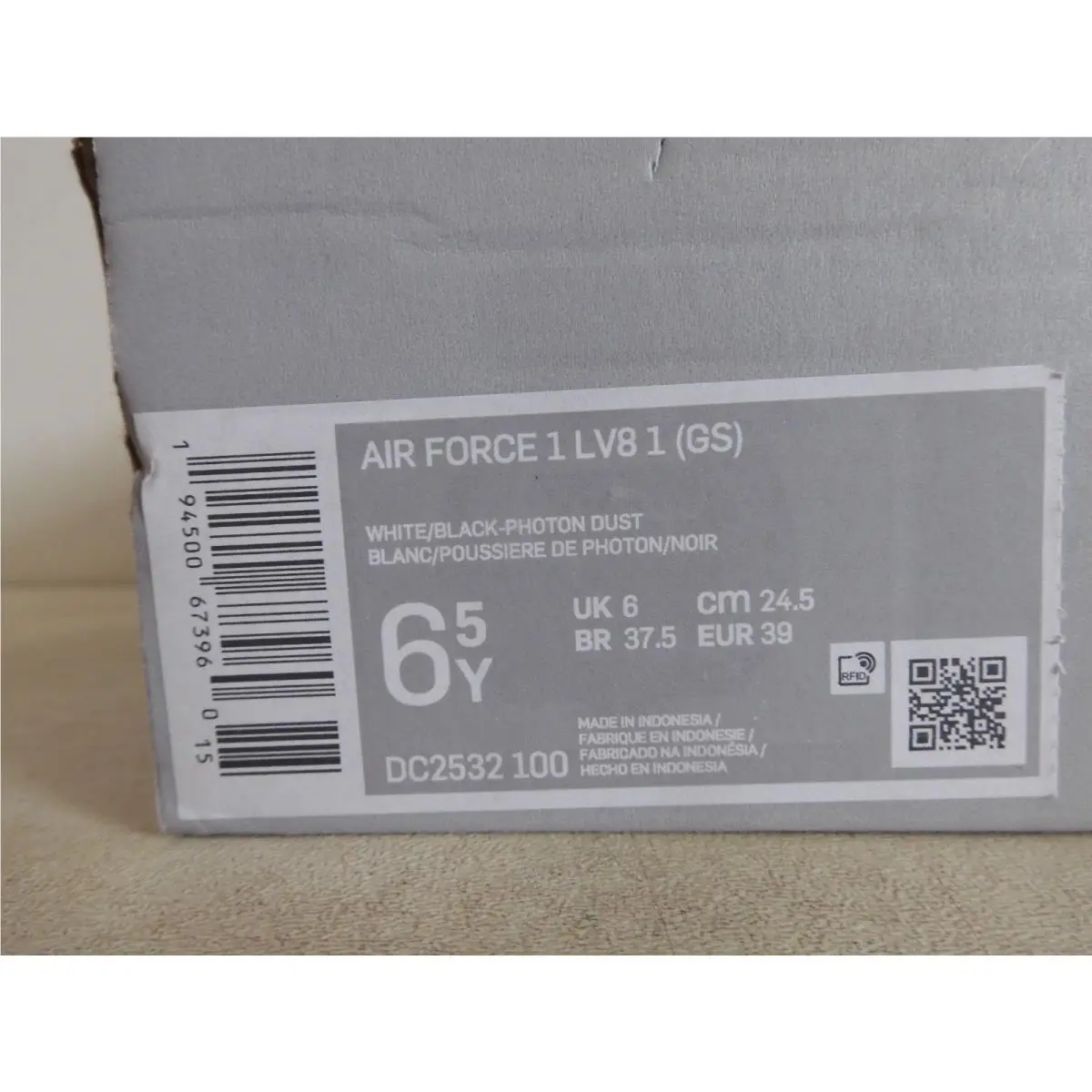 Nike shoes - Nike Air Force 1 LV8 - DC2532 100 - White (UPC: 194500673960) 8