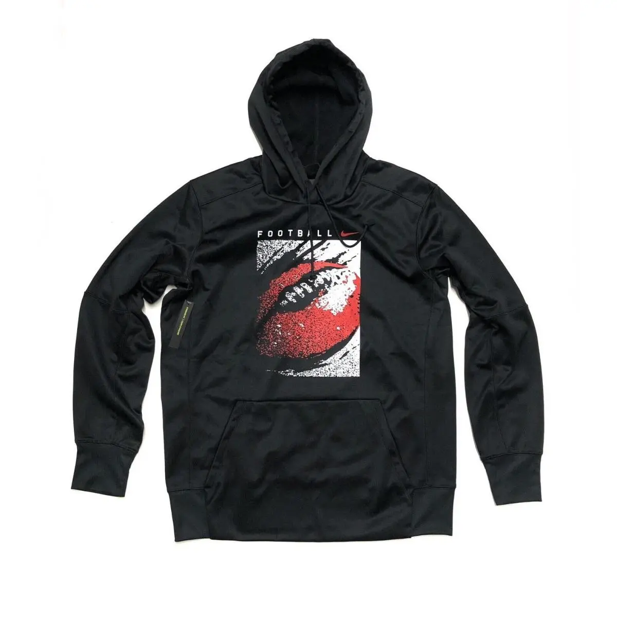 Nike Dri-fit Football Hoodie Mens Sz L AO5442-010 Therma Performance Bred