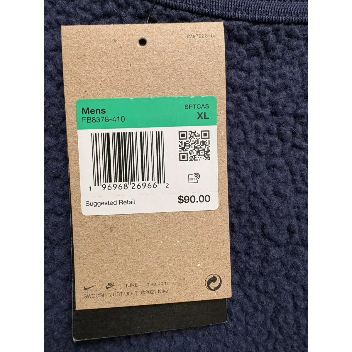 Nike clothing - FB8378-410 - FB8378-410 - Blue (UPC: 0196968269662) 5