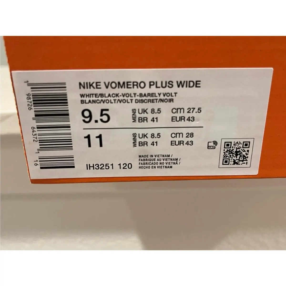 Nike shoes - Nike Vomero Plus - Vomero Plus - IH3251-120 - White~Volt 0