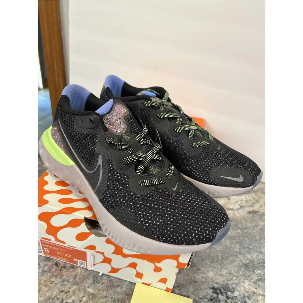 Nike shoes - Nike Renew Run - Renew Run - CT3515-001 - Black/Grey/Plum 9