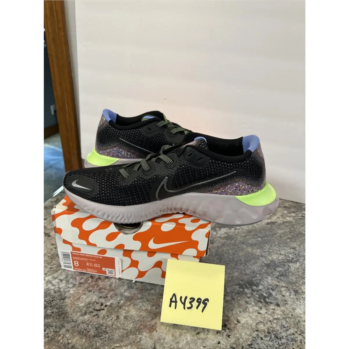 Nike shoes - Nike Renew Run - Renew Run - CT3515-001 - Black/Grey/Plum 4