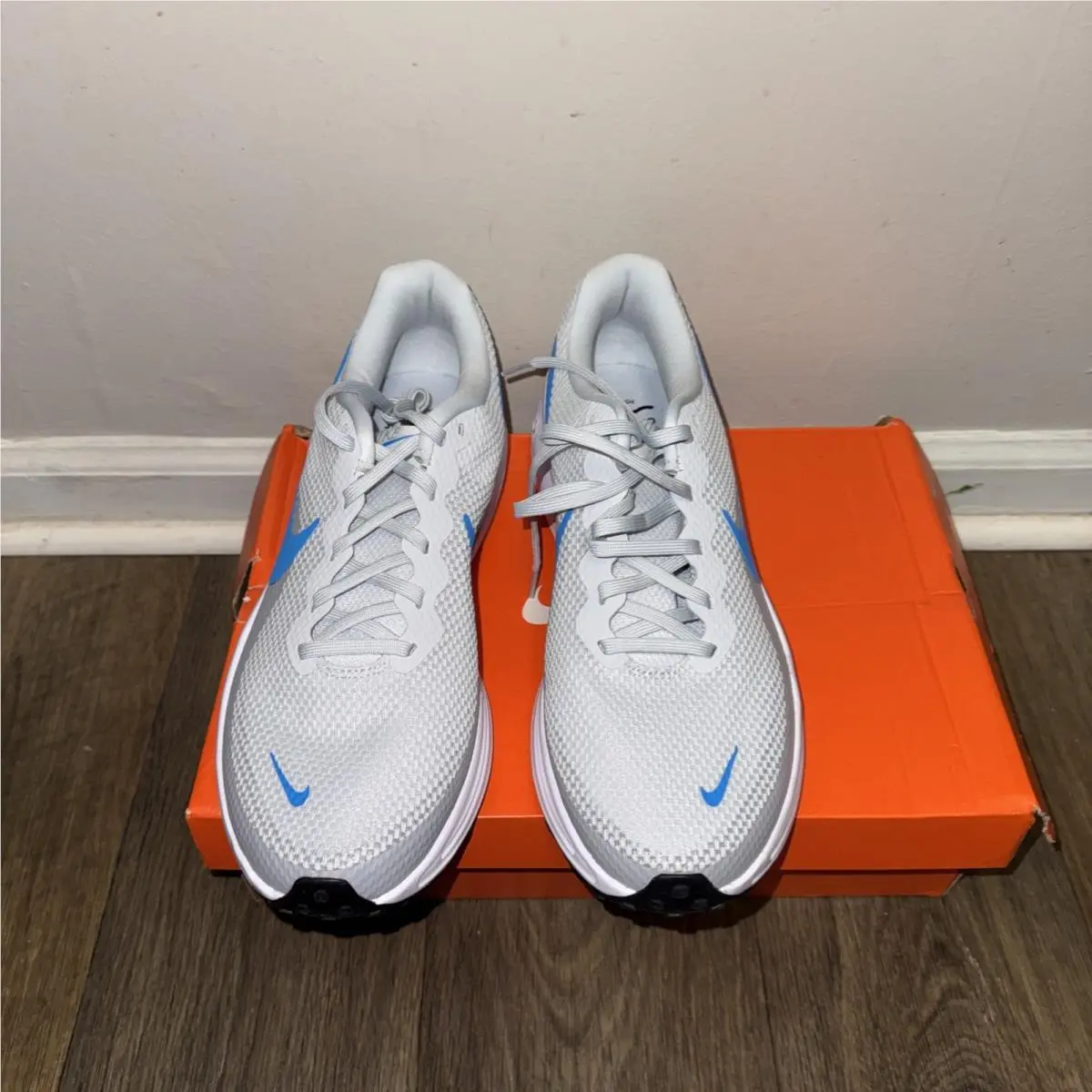 Nike shoes - HJ9198 006 - HJ9198-006 - Pure Platinum/Wolf Grey/White/Blue Hero 0
