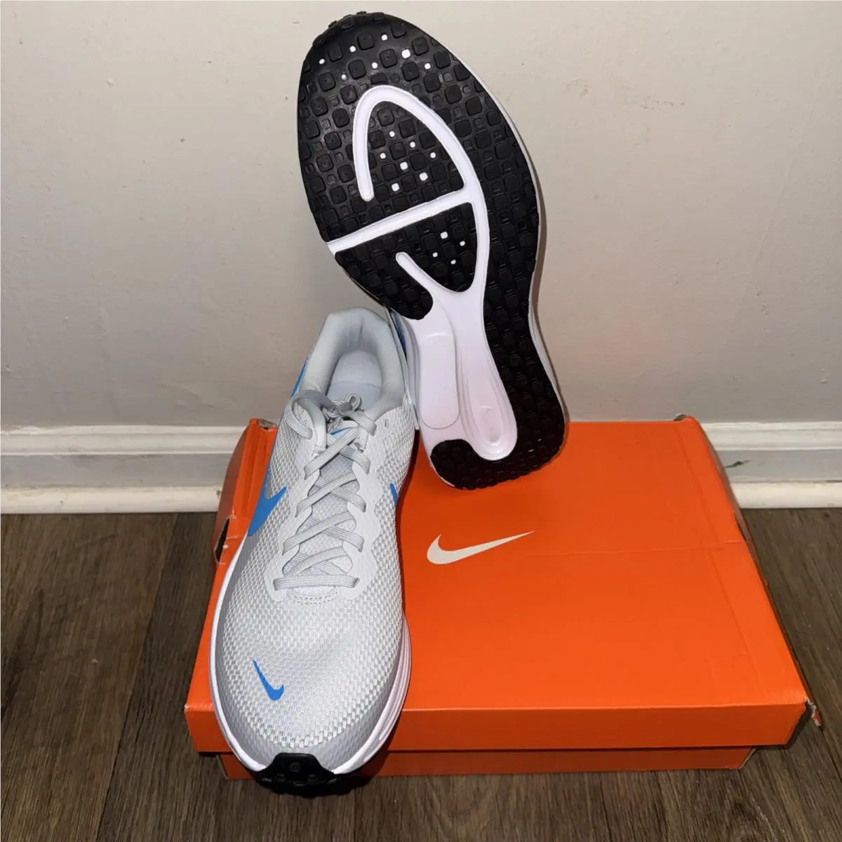 Nike shoes - HJ9198 006 - HJ9198-006 - Pure Platinum/Wolf Grey/White/Blue Hero 1