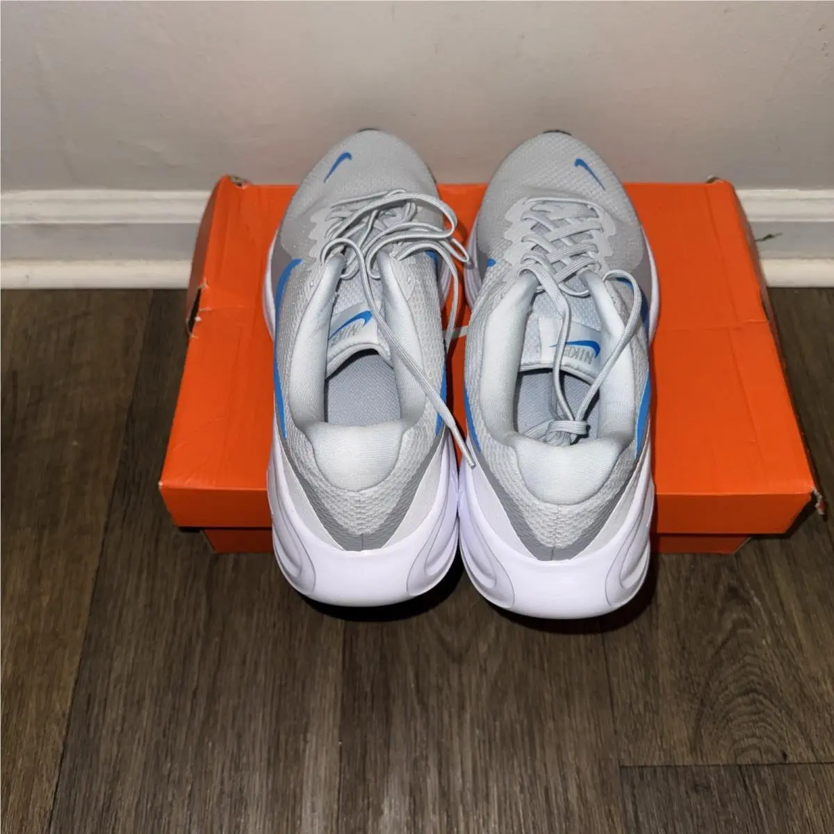 Nike shoes - HJ9198 006 - HJ9198-006 - Pure Platinum/Wolf Grey/White/Blue Hero 2